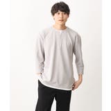 【新作/涼感】梨地フェイクレイヤードカットソー(Good Teeシリーズ） | a.v.v【MEN】 | 詳細画像15 