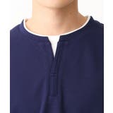 【新作/涼感】梨地フェイクレイヤードカットソー(Good Teeシリーズ） | a.v.v【MEN】 | 詳細画像21 