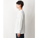 PARISロゴプリントセミワイドロングTシャツ | a.v.v【MEN】 | 詳細画像15 