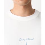 PARISロゴプリントセミワイドロングTシャツ | a.v.v【MEN】 | 詳細画像17 