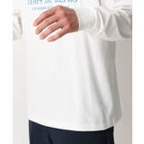 PARISロゴプリントセミワイドロングTシャツ | a.v.v【MEN】 | 詳細画像19 