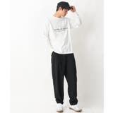 PARISロゴプリントセミワイドロングTシャツ | a.v.v【MEN】 | 詳細画像3 
