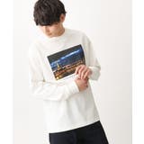 ホワイト | 【フォトグラファーコラボ】ワイドシルエットロングTシャツ | a.v.v【MEN】