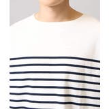 【綿100%】ボーダーワイドシルエット五分袖カットソー | a.v.v【MEN】 | 詳細画像15