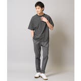 【接触冷感】細ボーダーセミワイドシルエットカットソー | a.v.v【MEN】 | 詳細画像21