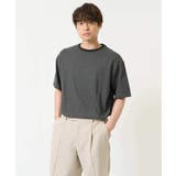 【接触冷感】細ボーダーセミワイドシルエットカットソー | a.v.v【MEN】 | 詳細画像25