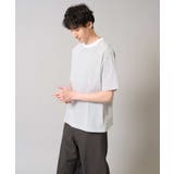 【接触冷感】細ボーダーセミワイドシルエットカットソー | a.v.v【MEN】 | 詳細画像30