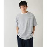 【接触冷感】細ボーダーセミワイドシルエットカットソー | a.v.v【MEN】 | 詳細画像32