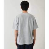 【接触冷感】細ボーダーセミワイドシルエットカットソー | a.v.v【MEN】 | 詳細画像34