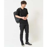 【接触冷感/UVカット/毛玉になりにくい】シルケットスムースVネックカットソー | a.v.v【MEN】 | 詳細画像43