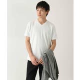 ジャカードVネックカットソー 半袖 ジャケイン | a.v.v【MEN】 | 詳細画像30 