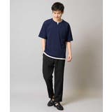 【速乾/接触冷感】梨地フェイクレイヤードカットソー | a.v.v【MEN】 | 詳細画像13