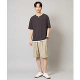 【速乾/接触冷感】梨地フェイクレイヤードカットソー | a.v.v【MEN】 | 詳細画像14