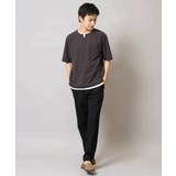 【速乾/接触冷感】梨地フェイクレイヤードカットソー | a.v.v【MEN】 | 詳細画像18