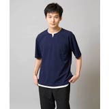 【速乾/接触冷感】梨地フェイクレイヤードカットソー | a.v.v【MEN】 | 詳細画像25