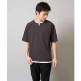 【速乾/接触冷感】梨地フェイクレイヤードカットソー | a.v.v【MEN】 | 詳細画像26