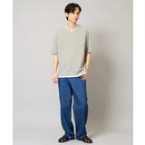 【速乾/接触冷感】梨地フェイクレイヤードカットソー | a.v.v【MEN】 | 詳細画像5