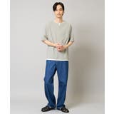 【速乾/接触冷感】梨地フェイクレイヤードカットソー | a.v.v【MEN】 | 詳細画像6