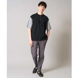 【マシンウォッシャブル】ハーフジップバックシャン切替カットソー | a.v.v【MEN】 | 詳細画像11