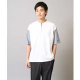 【マシンウォッシャブル】ハーフジップバックシャン切替カットソー | a.v.v【MEN】 | 詳細画像14