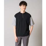 【マシンウォッシャブル】ハーフジップバックシャン切替カットソー | a.v.v【MEN】 | 詳細画像20