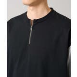 【マシンウォッシャブル】ハーフジップバックシャン切替カットソー | a.v.v【MEN】 | 詳細画像23