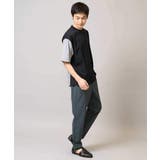 【マシンウォッシャブル】ハーフジップバックシャン切替カットソー | a.v.v【MEN】 | 詳細画像6