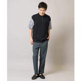 【マシンウォッシャブル】ハーフジップバックシャン切替カットソー | a.v.v【MEN】 | 詳細画像9