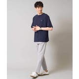 【接触冷感】エッフェル塔刺繍ボートネックカットソー | a.v.v【MEN】 | 詳細画像4