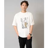 イラストレーターコラボプリンワイドシルエットカットソー | a.v.v【MEN】 | 詳細画像11