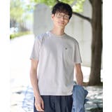 【接触冷感/コットン100%】ワンポイント刺繍カットソー | a.v.v【MEN】 | 詳細画像1