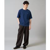 【イージーケア/接触冷感】ライトアゼ半袖Ｔシャツ ワンポイント刺繍 | a.v.v【MEN】 | 詳細画像7 