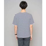 【洗濯機で洗える】ベーシックボーダーカットソー | a.v.v【MEN】 | 詳細画像8