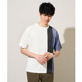 夏の一枚着で人気！【洗濯機で洗える】デザテクカットソー | a.v.v【MEN】 | 詳細画像1 