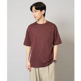 パープル | 【雑誌MonoMax6月号掲載】究極の無地Tシャツ シルケットスムースワイドシル… | a.v.v【MEN】