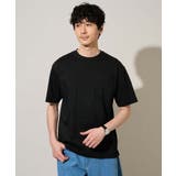 ブラック | 【雑誌MonoMax6月号掲載】究極の無地Tシャツ シルケットスムースワイドシル… | a.v.v【MEN】