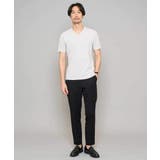 【イージーケア/洗濯機で洗える】キカジャカードVネックスマートTシャツ | a.v.v【MEN】 | 詳細画像20