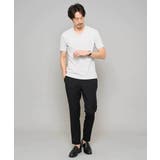 【イージーケア/洗濯機で洗える】キカジャカードVネックスマートTシャツ | a.v.v【MEN】 | 詳細画像21