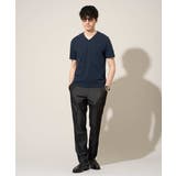 【イージーケア/洗濯機で洗える】キカジャカードVネックスマートTシャツ | a.v.v【MEN】 | 詳細画像23