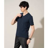 【イージーケア/洗濯機で洗える】キカジャカードVネックスマートTシャツ | a.v.v【MEN】 | 詳細画像26
