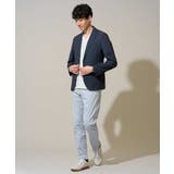 【イージーケア/洗濯機で洗える】キカジャカードVネックスマートTシャツ | a.v.v【MEN】 | 詳細画像5