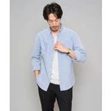 【イージーケア/洗濯機で洗える】キカジャカードVネックスマートTシャツ | a.v.v【MEN】 | 詳細画像8