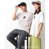 ライトグレー | 【KANGOL】スクエアプリントワイドシルエットTシャツ | a.v.v【MEN】