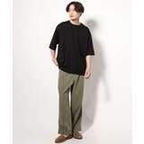【接触冷感】ポンチワイドシルエットTシャツ 5分袖 | a.v.v【MEN】 | 詳細画像2