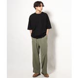 【接触冷感】ポンチワイドシルエットTシャツ 5分袖 | a.v.v【MEN】 | 詳細画像3