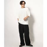 【接触冷感】ポンチワイドシルエットTシャツ 5分袖 | a.v.v【MEN】 | 詳細画像7