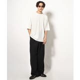 【接触冷感】ポンチワイドシルエットTシャツ 5分袖 | a.v.v【MEN】 | 詳細画像8