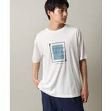 【定番アイテム】スクエアプリントセミワイドシルエットTシャツ | a.v.v【MEN】 | 詳細画像1
