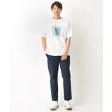 【定番アイテム】スクエアプリントセミワイドシルエットTシャツ | a.v.v【MEN】 | 詳細画像12