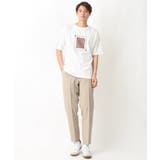 【定番アイテム】スクエアプリントセミワイドシルエットTシャツ | a.v.v【MEN】 | 詳細画像2